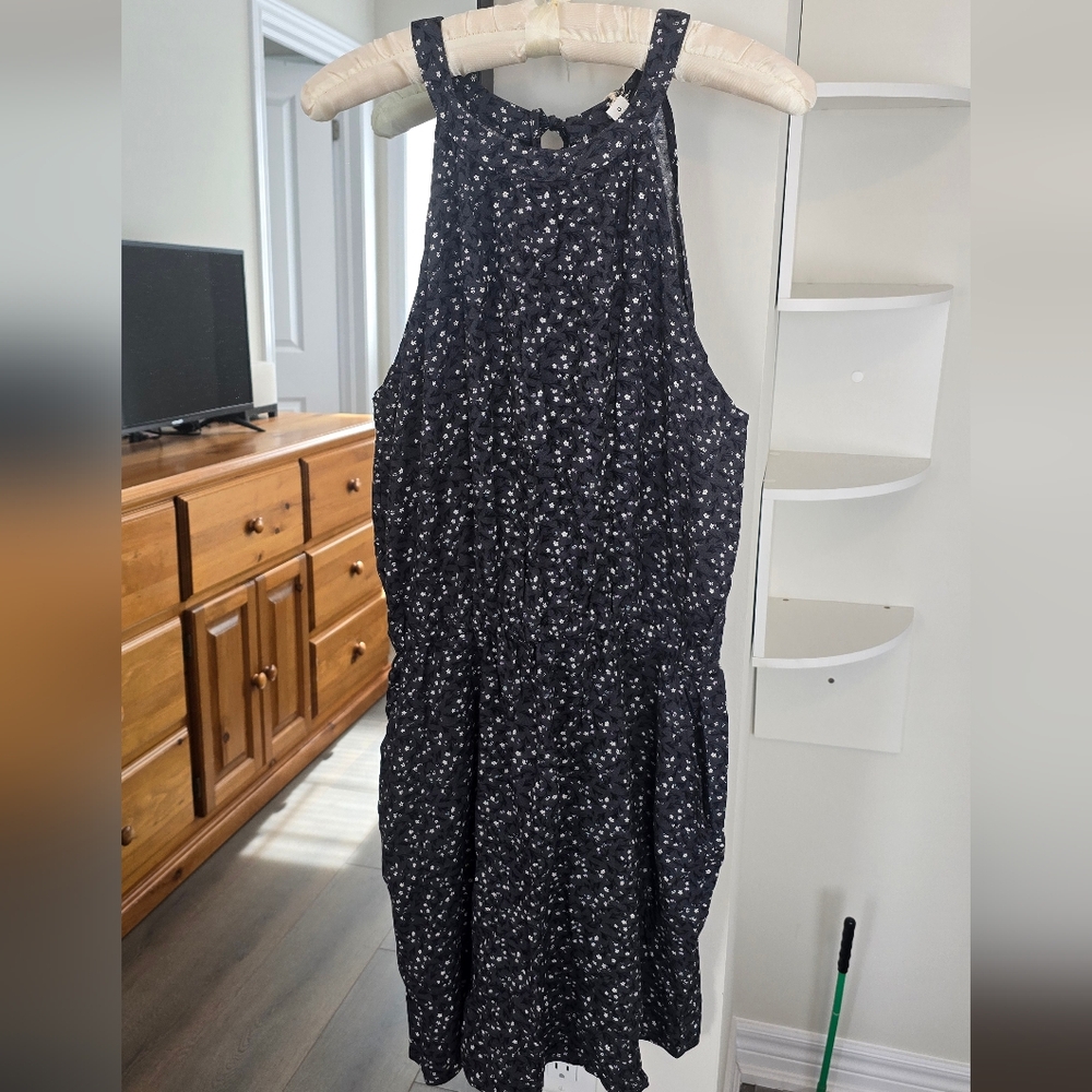 Women's Eco Woven Crepe Cypress dress size large